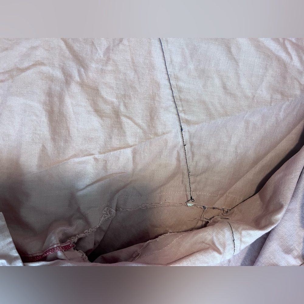 Vintage Handmade Patchwork Button Up. M - image 5